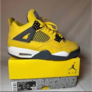 Size 7 - Nike Air Jordan 4 Retro PS Lightning 2021 Men's Shoes Ships Now